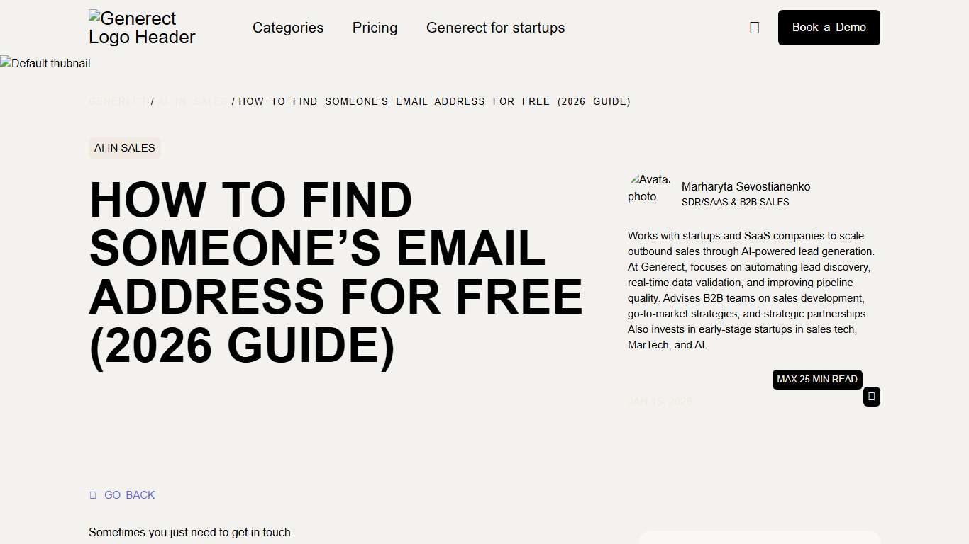 How to Find Someone’s Email Address for Free (2026 Guide)